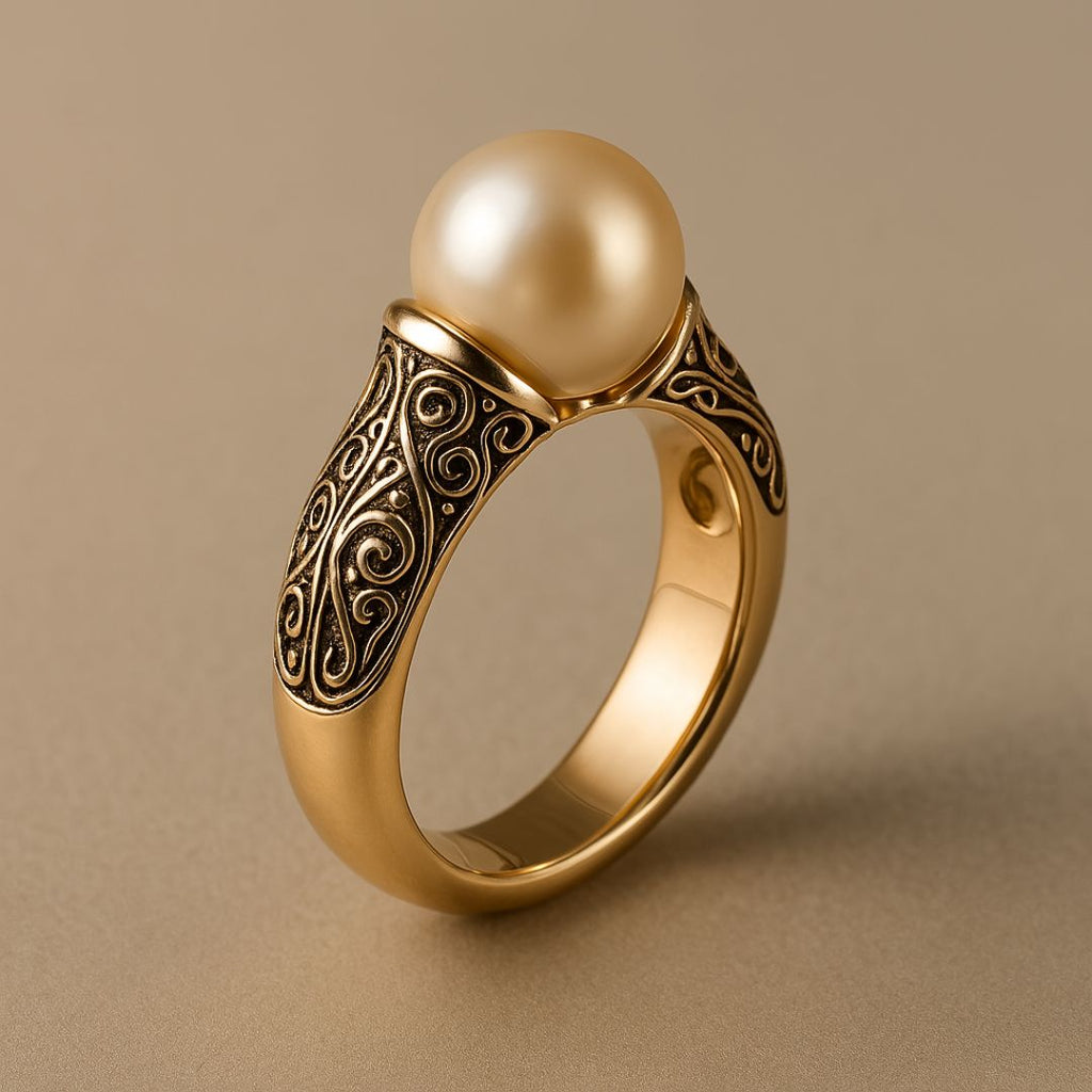 Classic Gold Ring with Timeless Appeal