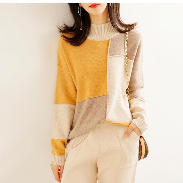 JO | Turtleneck knitted sweater