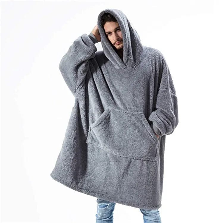 JO | Oversized hooded fleece pullover