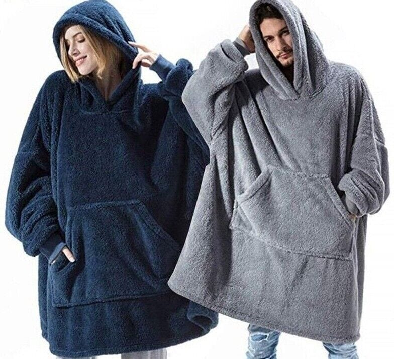 JO | Oversized hooded fleece pullover