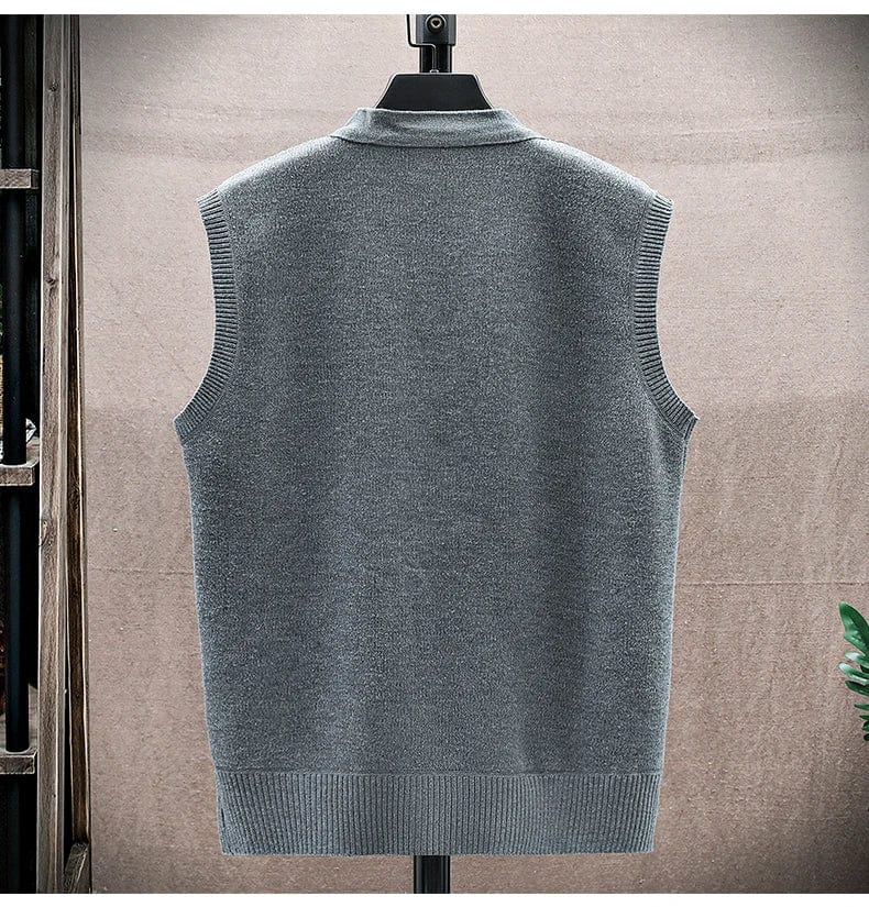 JO | Casual sleeveless sweater with V-neckline