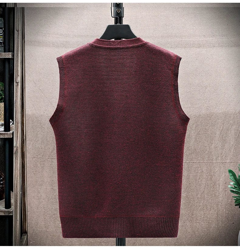 JO | Casual sleeveless sweater with V-neckline