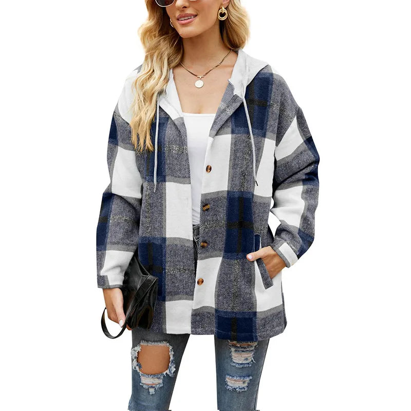 JO | Classic flannel jacket for women