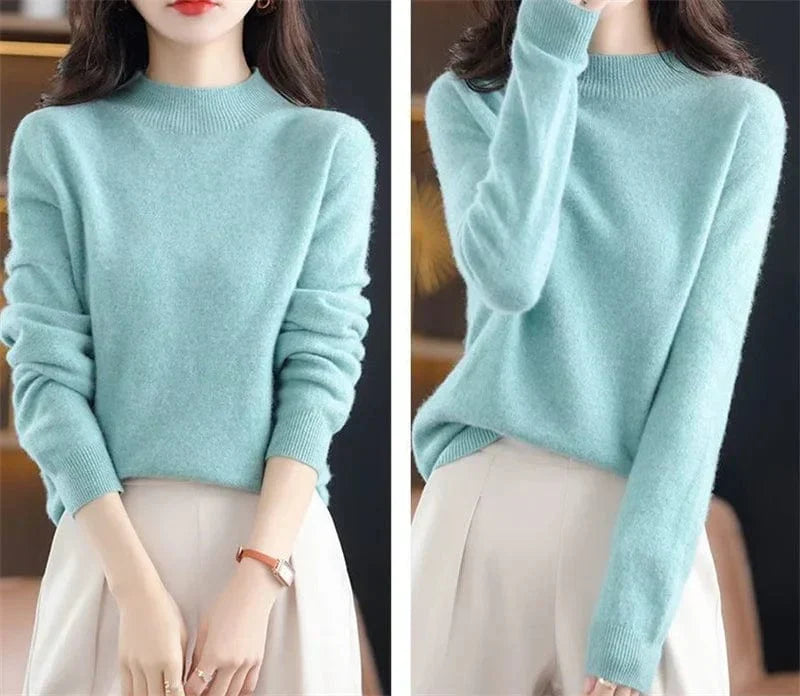 JO | Soft knitted sweater with turtleneck
