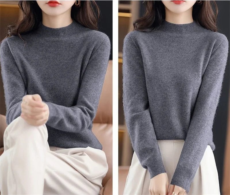 JO | Soft knitted sweater with turtleneck