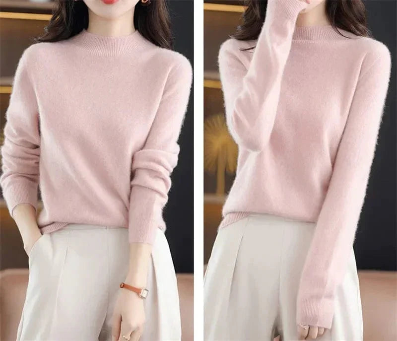 JO | Soft knitted sweater with turtleneck
