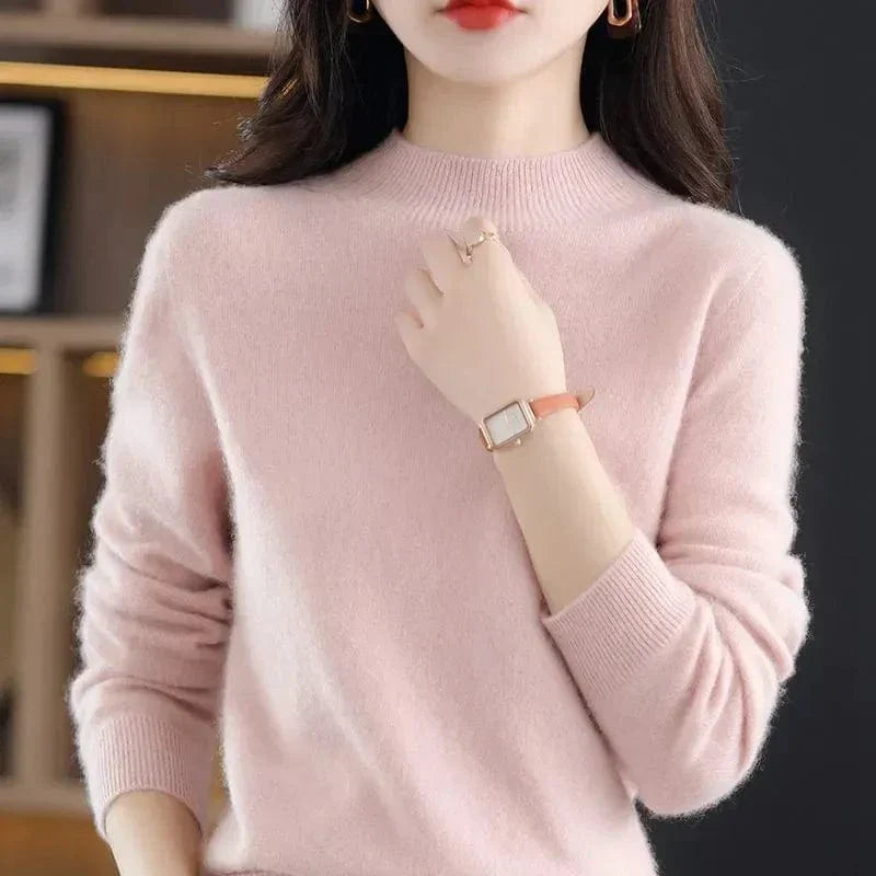JO | Soft knitted sweater with turtleneck