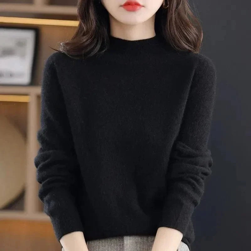 JO | Soft knitted sweater with turtleneck