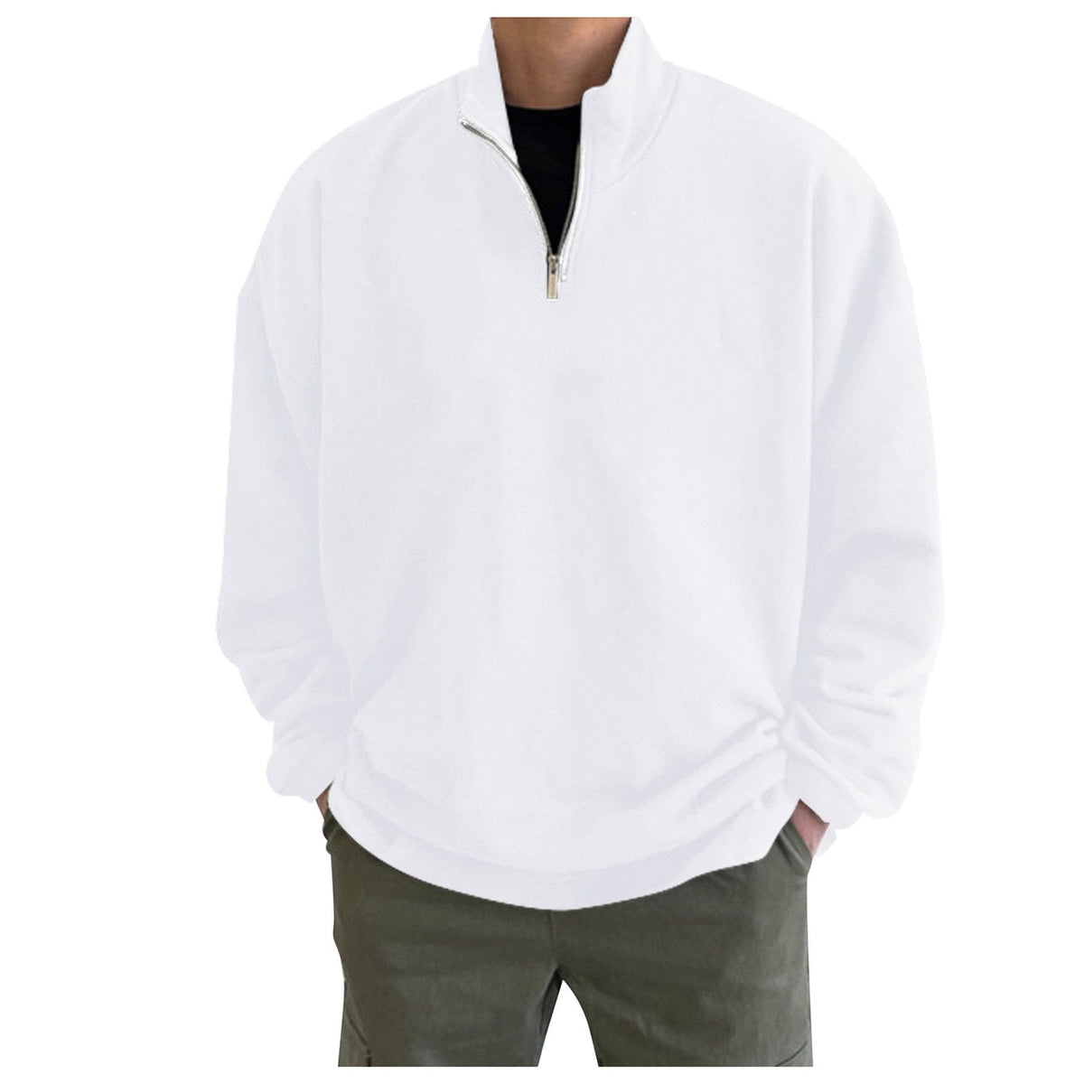 JO | Plain hoodless sweater