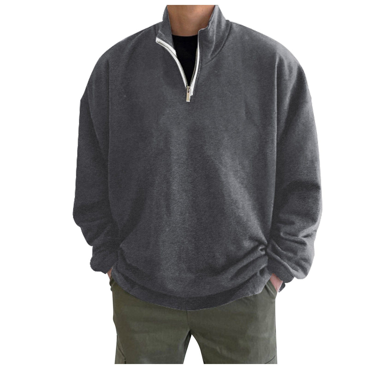 JO | Plain hoodless sweater