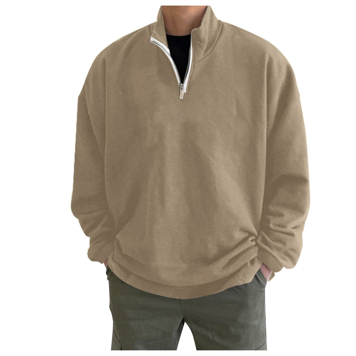 JO | Plain hoodless sweater