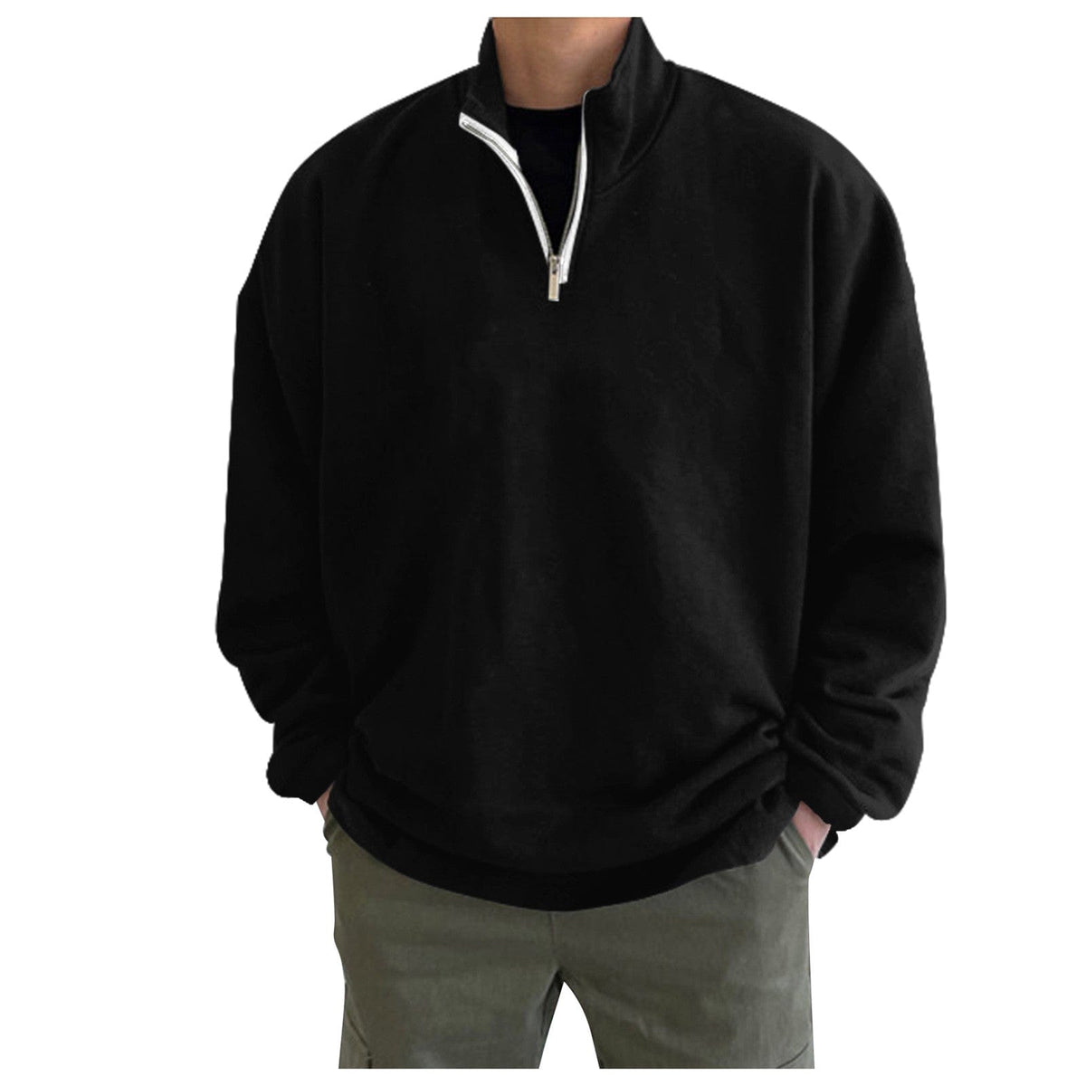 JO | Plain hoodless sweater