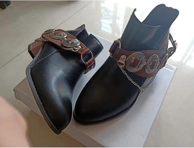 KS | Chunky Mid Heel Vintage Shoes